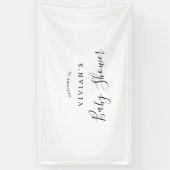 Minimaal Baby shower Welkom Spandoek (Verticaal)