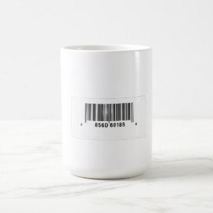 Minimaal Barcode-ontwerp Koffiemok