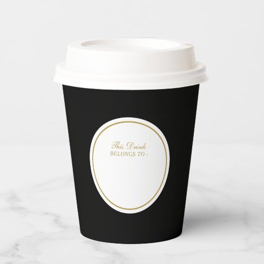 Minimaal behoort deze Drink tot de aangepaste naam Papieren Bekers (Voorkant)