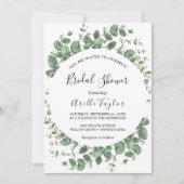 Minimaal blad | Green Flower Vrijgezellenfeest Kaart (Voorkant)