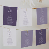 Minimaal blad | Plum Hangende Zitkaart Kaart