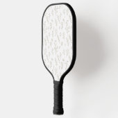Minimaal botanisch lijnkunstpatroon (9) pickleball paddle (Links)