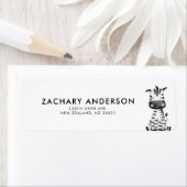 Minimaal Cute Baby Kinder Lab Label (Insitu)