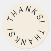 Minimaal dank u sticker Poshmark verkoper benodigd (Voorkant)