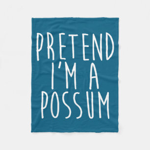 Minimaal Doe alsof ik Possum Familie Lui Fleece Deken