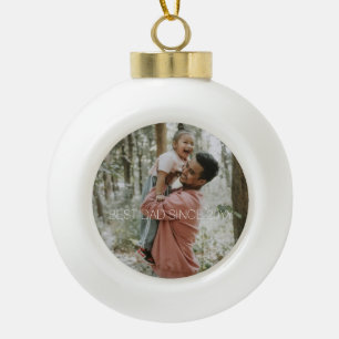 Minimaal één foto keramische bal ornament