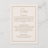 Minimaal eenvoudig Lijst Informatiekaartje (Voorkant)