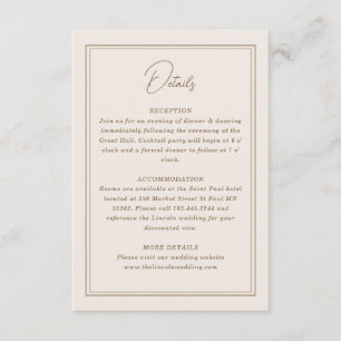 Minimaal eenvoudig Lijst Informatiekaartje