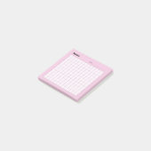 Minimaal eenvoudig memo-raster post-it® notes (Schuin)