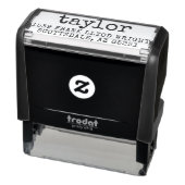  minimaal eenvoudig teruggaveadres voor typemachin zelfinktende stempel (Product)