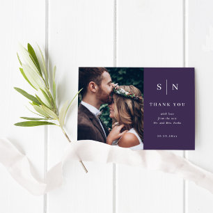 Minimaal en Chic BUDGET Photo Weddenschap Dank u