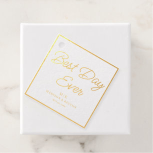 Minimaal en Chic Trouwen Bedankjes Labels