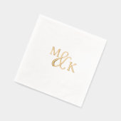 Minimaal en Chic | Weddenschap Folie Servetten (Links)