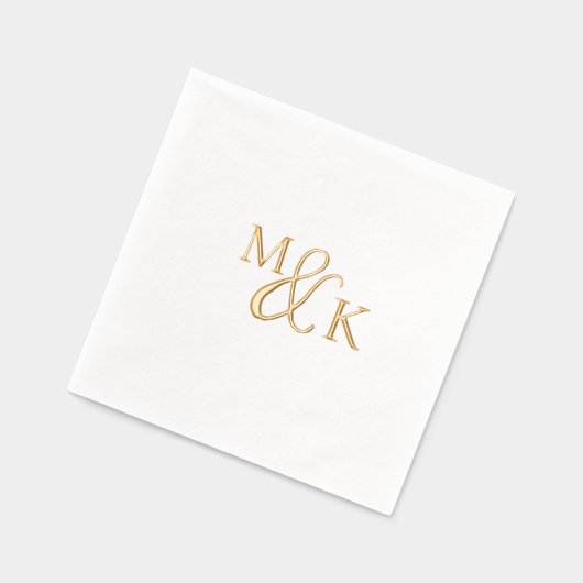 Minimaal en Chic | Weddenschap Folie Servetten (Links)