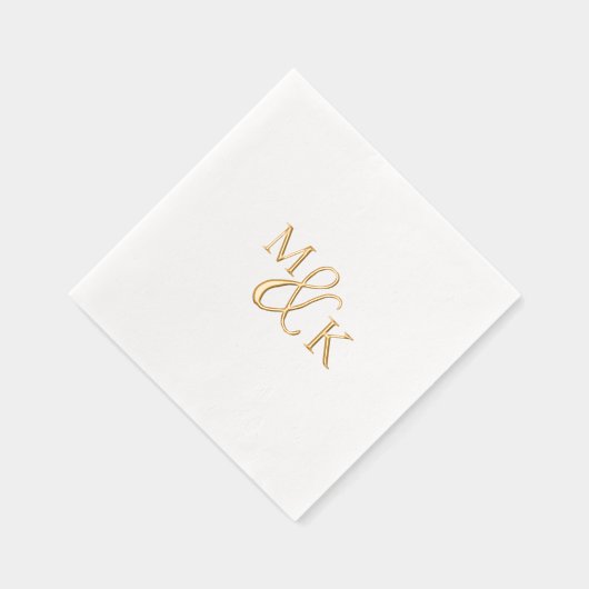 Minimaal en Chic | Weddenschap Folie Servetten (Rechts)