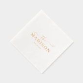 Minimaal en Chic | Weddenschap Folie Servetten (Rechts)