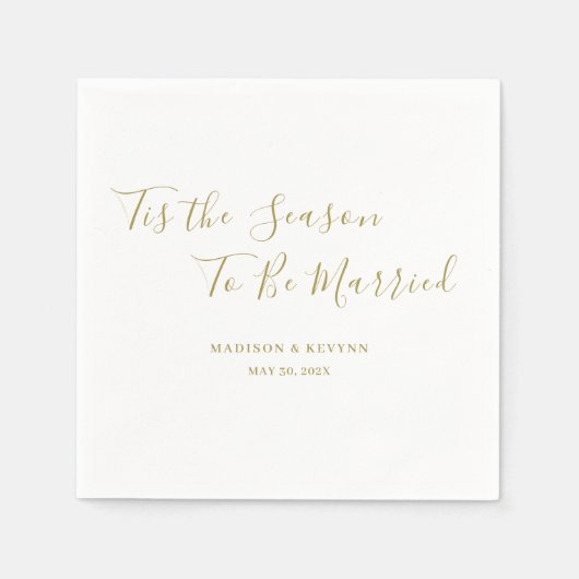 Minimaal en Chic | Weddenschap Napkins Servet (Voorkant)
