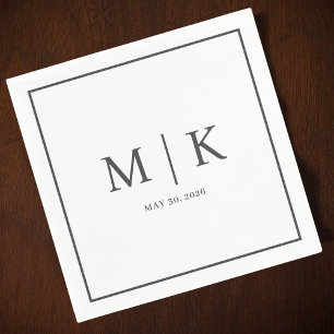 Minimaal en Chic Weddenschap Napkins Servet