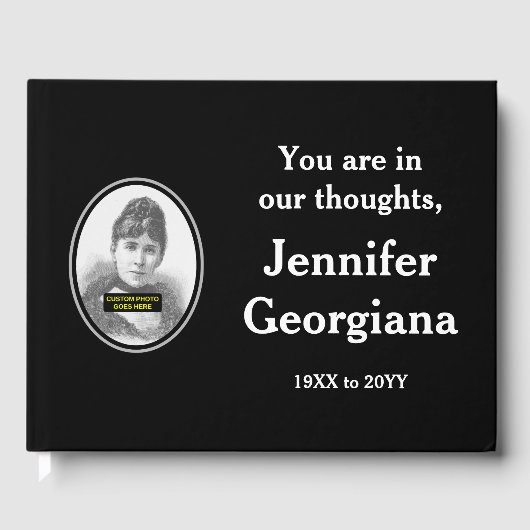 Minimaal en eenvoudig sympathieboek gastenboek (Voorkant)