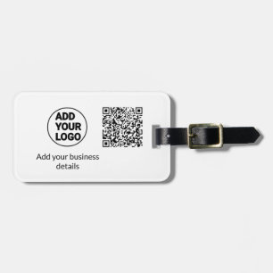 Minimaal enkelvoudig q r code add logo san code na bagagelabel