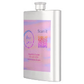 Minimaal enkelvoudig q r code add logo san code na flacon (Links)