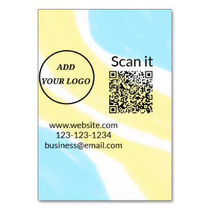 Minimaal enkelvoudig q r code add logo san code na kaart