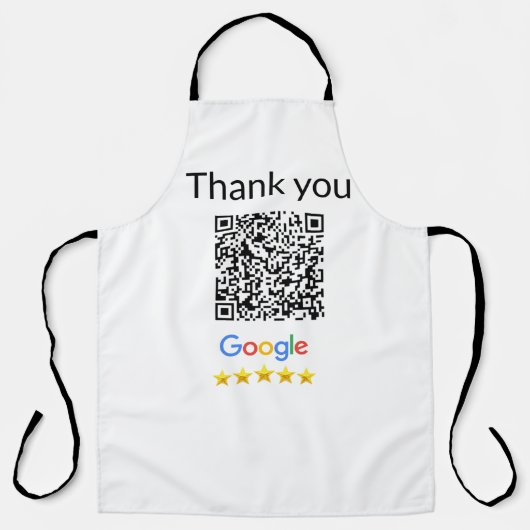 Minimaal enkelvoudig q r code add logo san code na schort (Voorkant)