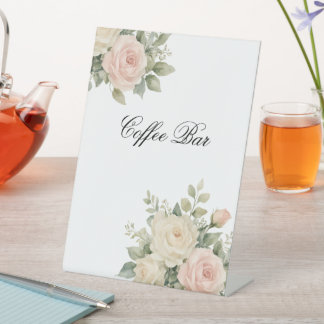 Minimaal Eucalyptus Trouwtafelbord Reclamebord Met Voetstuk