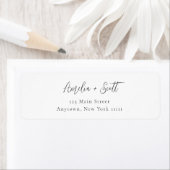 Minimaal fragment Elegant Return Address Label (Insitu)