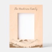 Minimaal gebergte gegraveerde lijstjes (Voorkant)