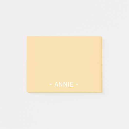 Minimaal geblondengeel 4 x 3 inch post-it® notes (Voorkant)