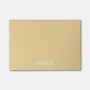 Minimaal  geblondengeel 4 x 3 inch post-it® notes
