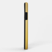 Minimaal golden blank Monogram Case-Mate iPhone Case (Achterkant/rechts)