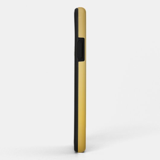 Minimaal golden blank Monogram Case-Mate iPhone Case (Achterkant/rechts)