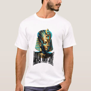 Minimaal Goud Logo T-Shirt – Luxe Streetwear