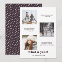 Minimaal grafisch | Jaar van review 3 Fotocollage