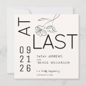 Minimaal Grappig Modern Bloemig Stofachtig Blauwe Kaart (Voorkant)