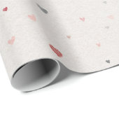 Minimaal Hart Inpakpapier (Rol Hoek)