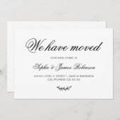 Minimaal hebben we de nieuwe mededeling over thuis kaart (Voorkant / Achterkant)