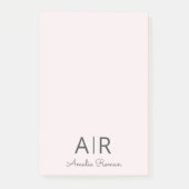 Minimaal Initiaal & gepersonaliseerd Post-it® Notes (Voorkant)