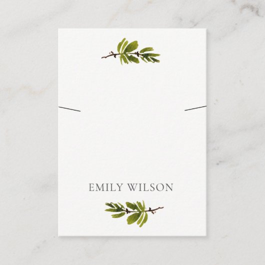 Minimaal Ketting voor filiaal met pine-band dat be Visitekaartje (Voorkant)