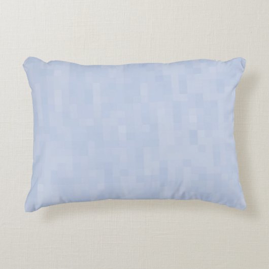 Minimaal lichtblauw abstract modern patroon accent kussen (Voorkant)
