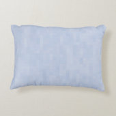 Minimaal lichtblauw abstract modern patroon accent kussen (Achterkant)