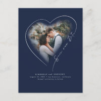Minimaal liefhebbend hart opslaan Datum foto