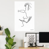 MINIMAAL MAN POSTER (Thuiskantoor)