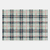 Minimaal Masculine Blue Christmas Wrapping Paper (Voorkant 3)