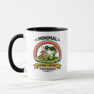 Minimaal Menselijk Contact Voorkeur Kikkersontwerp Mok
