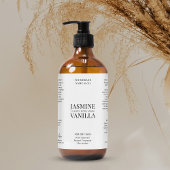 Minimaal Modern 8 OZ Cosmo Fles Waterdicht Label Sparkling Wijnetiket