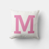 Minimaal modern groot Initiaal letter Kussen (Voorkant)