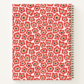 Minimaal modern Notitieboek bloemen (Achterkant)